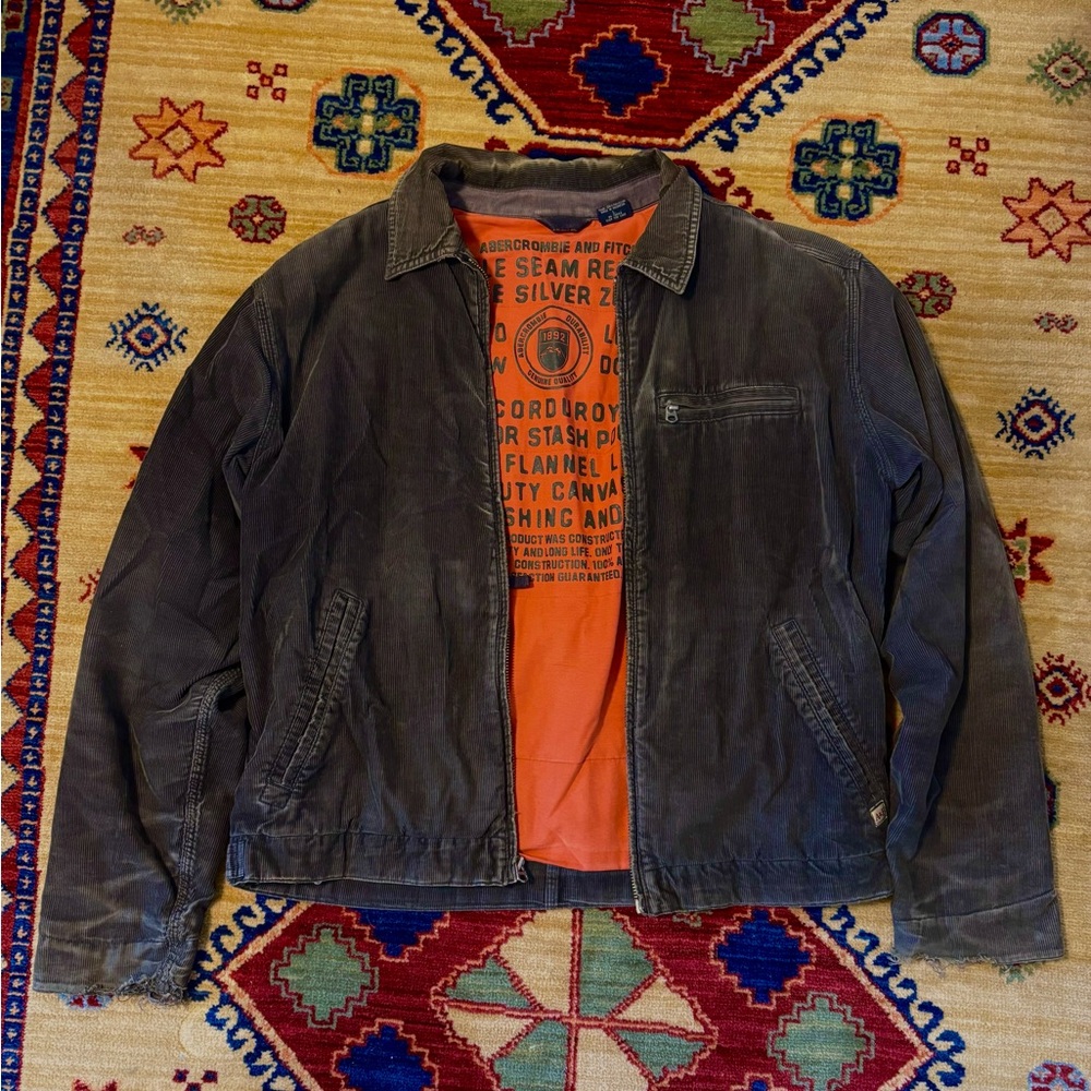 Vintage corduroy Abercrombie trucker style jacket